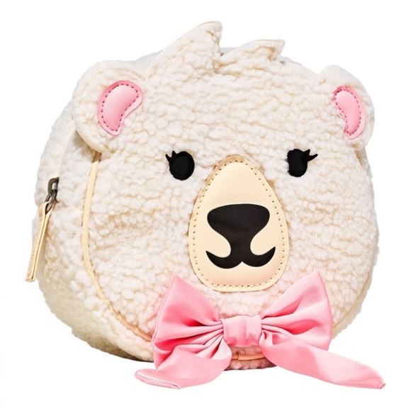 NEW Bath and Body Works Polar Bear Mini Backpack - Picture 1 of 2